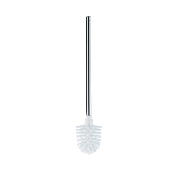 Kela "Metalic" Stainless Steel Replacement Toilet Brush - Stainless Steel - White