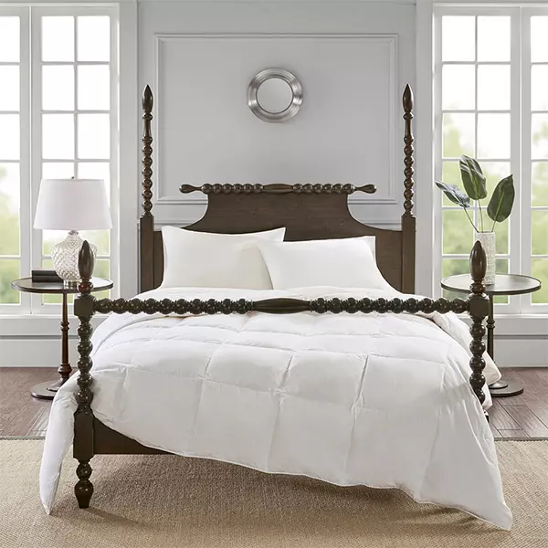Nova Home Luxury Duck Down & Feather Comforter Queen - White