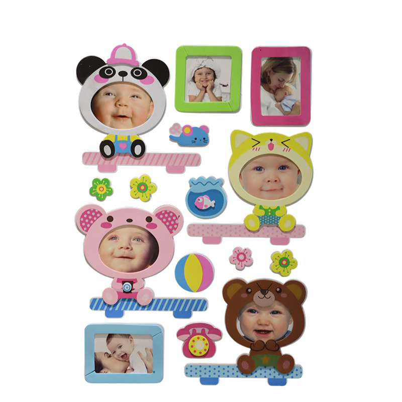 Nova Home Decorative EVA Wall Stickers & Photo Frames for Kids' Rooms - Fun Photo Gallery