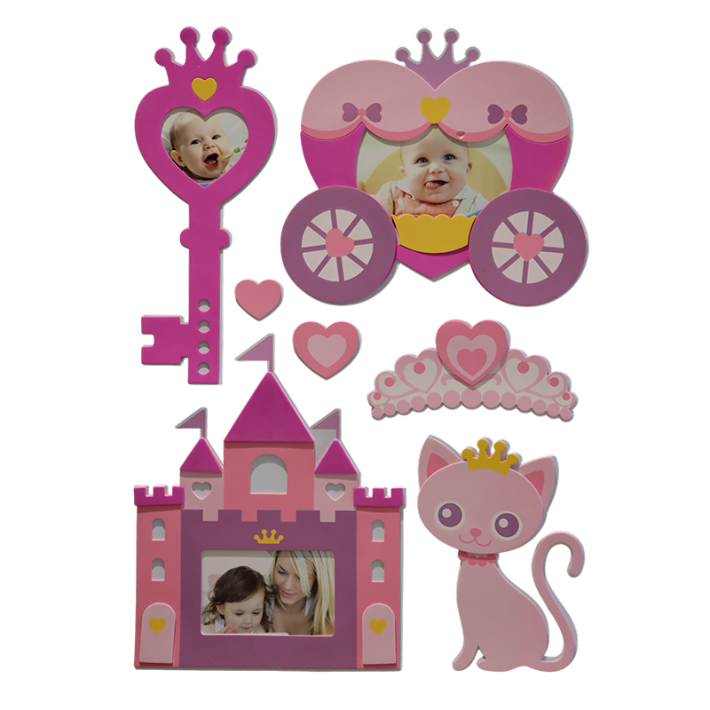 Nova Home Decorative EVA Wall Stickers & Photo Frames for Kids' Rooms - My Little Kingdom
