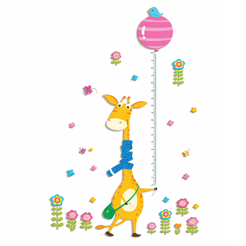 Nova Home Decorative EVA Wall Stickers for Kids' Rooms - The Towering Giraffe