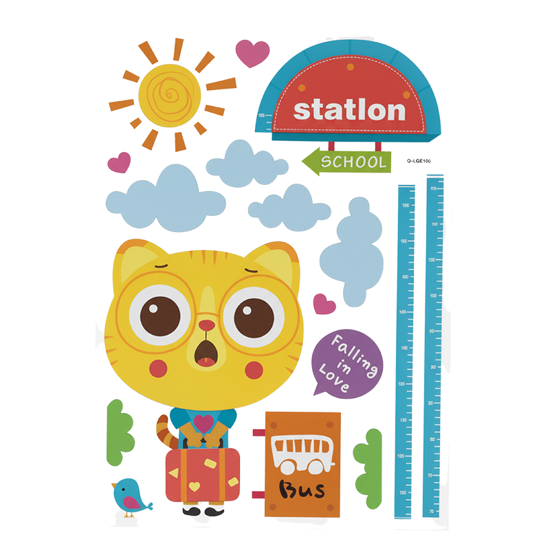 Nova Home Decorative EVA Wall Stickers for Kids' Rooms - Back to School