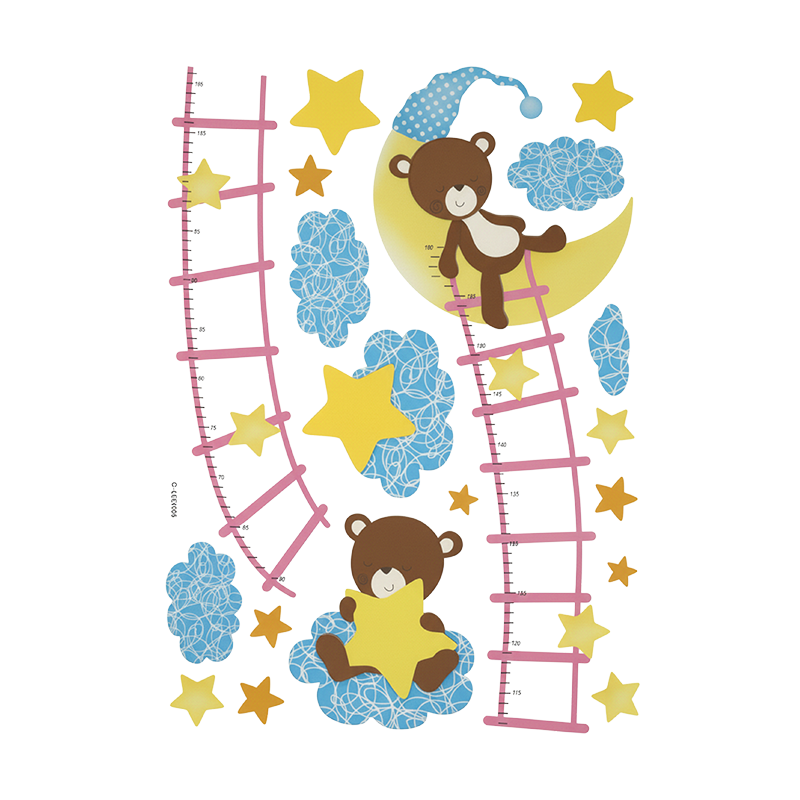Nova Home Decorative EVA Wall Stickers for Kids' Rooms - Bedtime Dream Journey