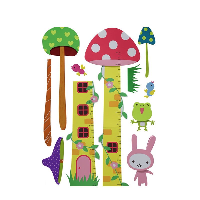 Nova Home Decorative EVA Wall Stickers for Kids' Rooms - The Secret Mushroom Village