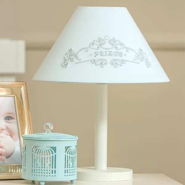 Funna Baby-Prince Table Lamp - 100% Cotton - Blue