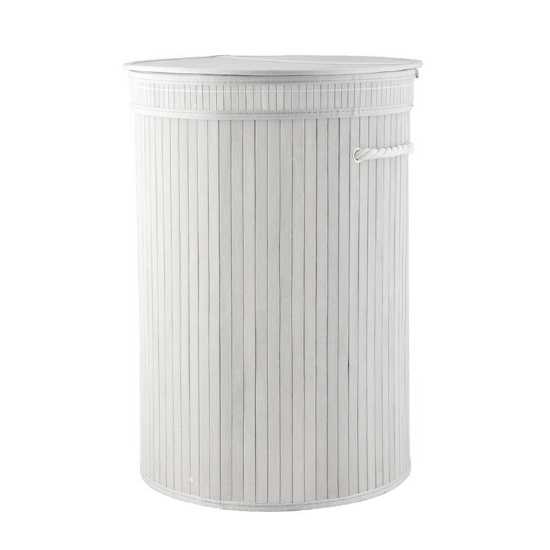 Weva Lorin Foldable Laundry Basket - Round - White
