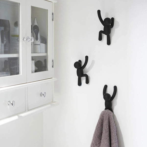 Umbra Buddy 3 Piece Hooks - Black