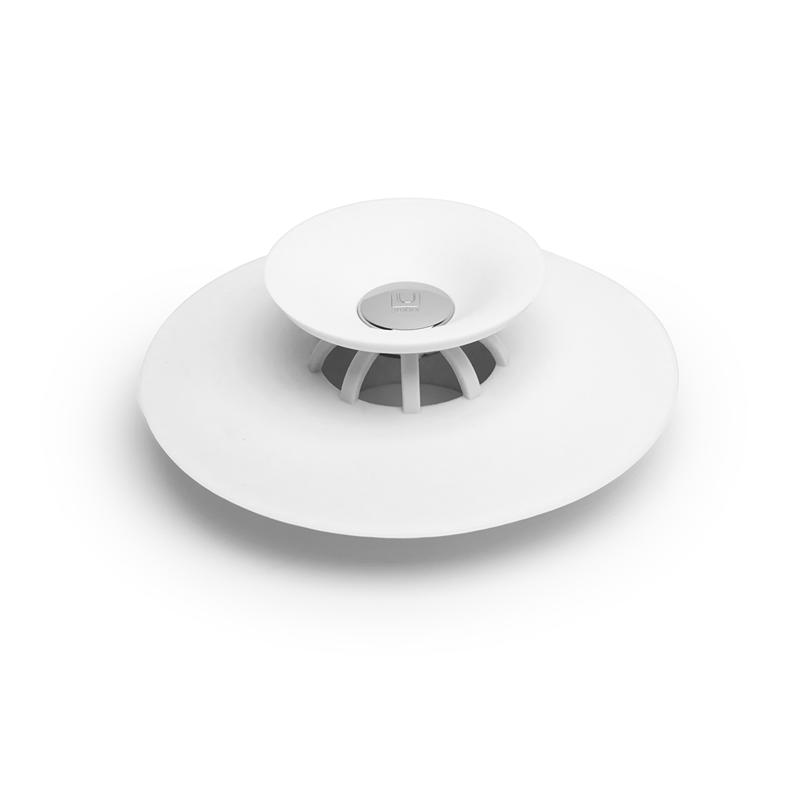 Umbra Flex Drain Plug & Hair Catcher - White