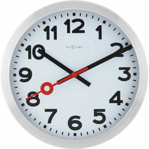 NeXtime Station Wall Clock - White