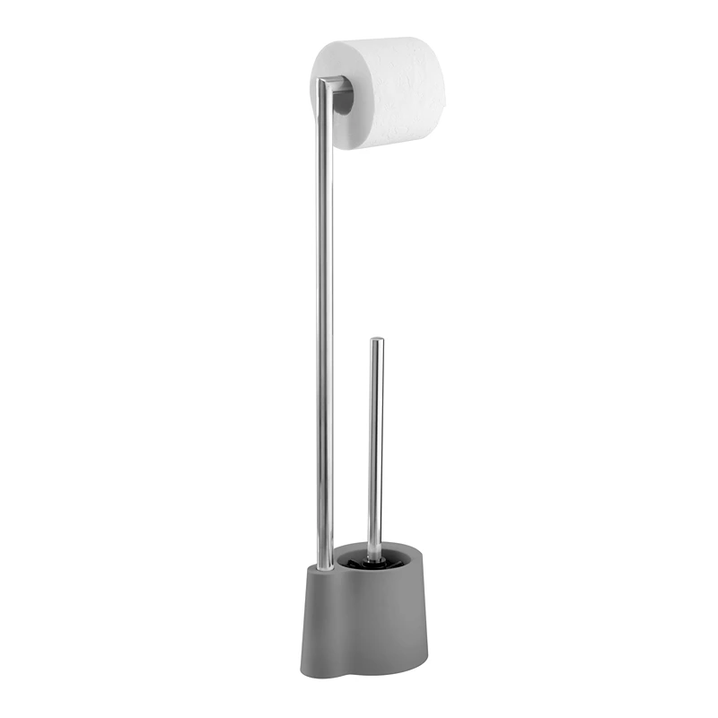Wenko Avola Free-standing Rustproof Toilet Set - Grey