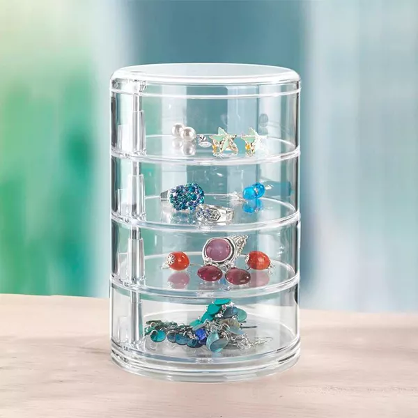 Wenko "Tower" Cosmetic Organizer - Clear
