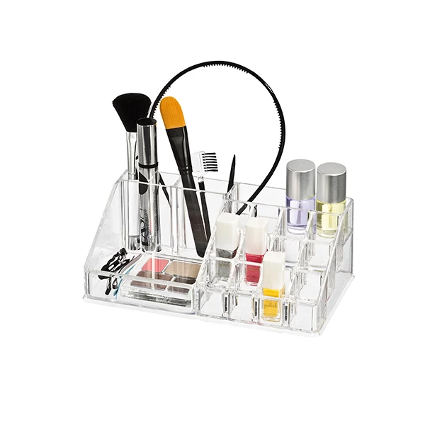 Wenko Femme Cosmetic Organizer With 16 compartment - Clear