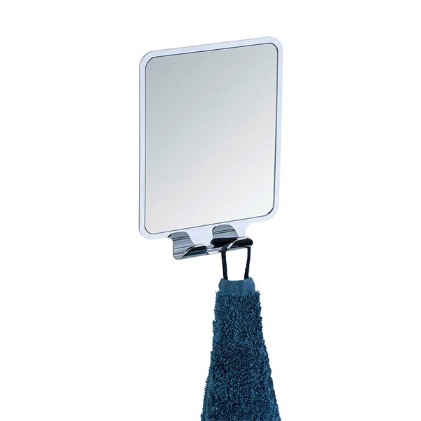 Wenko Wall Mirror "Vacuum-loc Quadro" - Glass - Silver