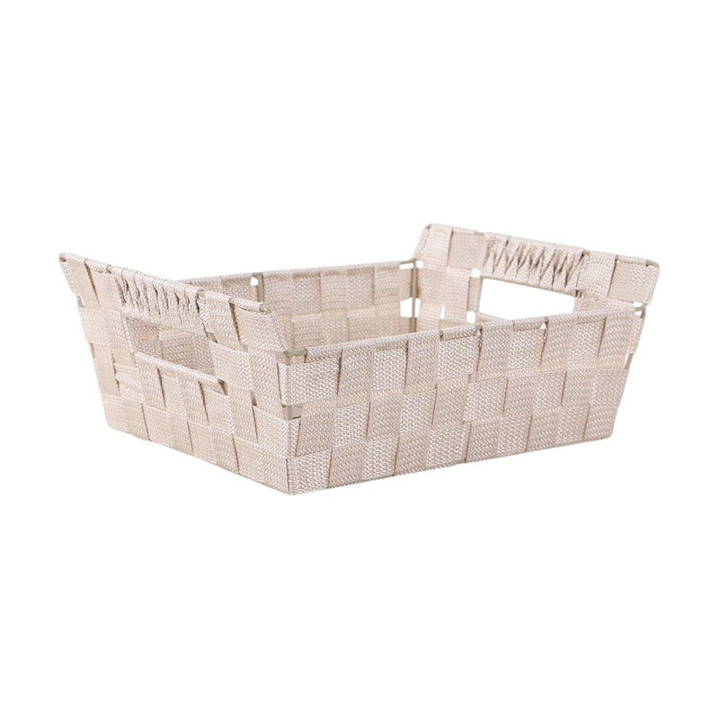 Weva PP Storage Basket Large – Beige