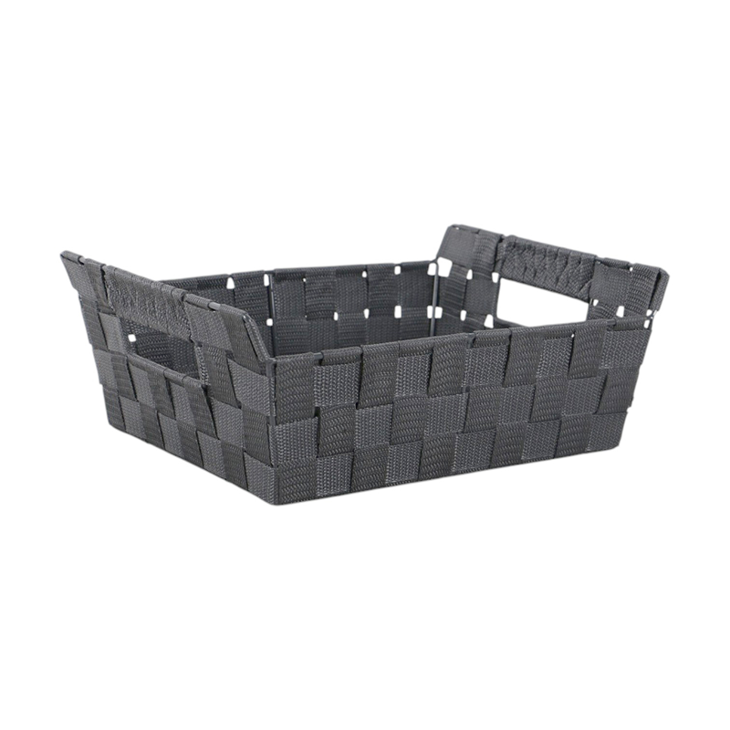 Weva PP Storage Basket Large – Charcoal