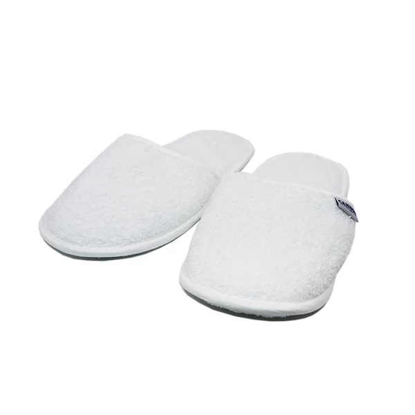 Cannon Bath Slippers - White