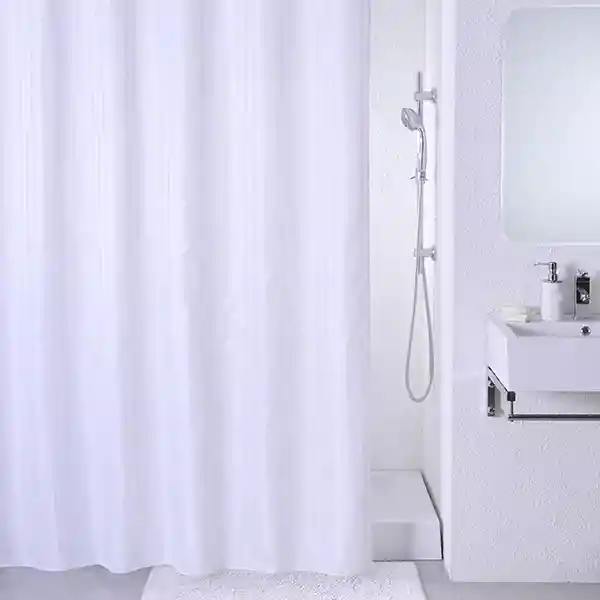 Weva Ramada Water Proof Shower Curtain - 180x200 cm - White