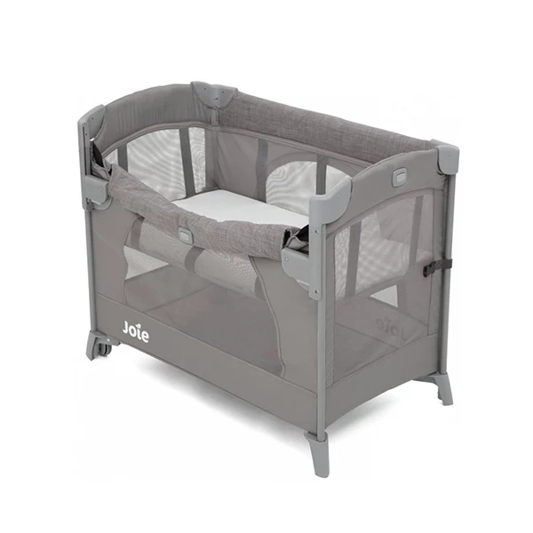 Joie Kubbie Sleep Compact Travel Cot - Foggy Grey