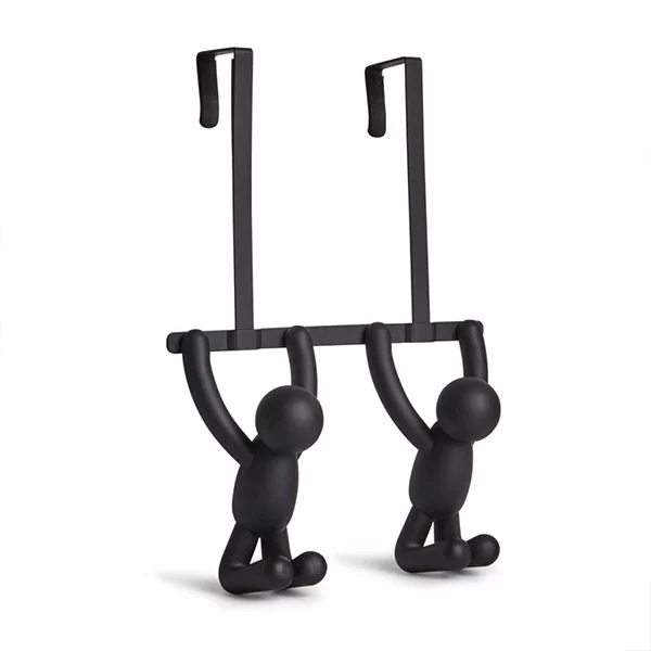 Umbra Buddy Double Over-The-Door Hook - Black