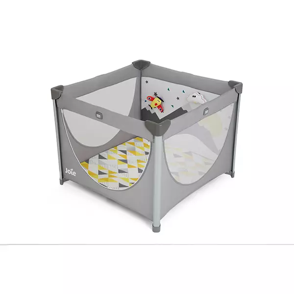 Joie Cheer Play Cot - Little Explorer - Grey