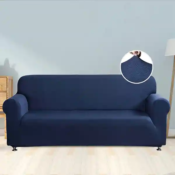 Nova Home Perfect Fit Stretch Sofa Cover 1 Seat - Navy