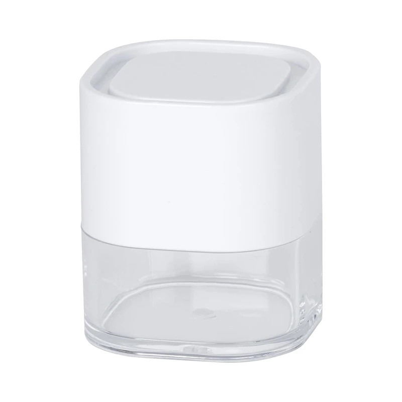 Wenko Oria Universal Box – White Acrylic Jar with Lid