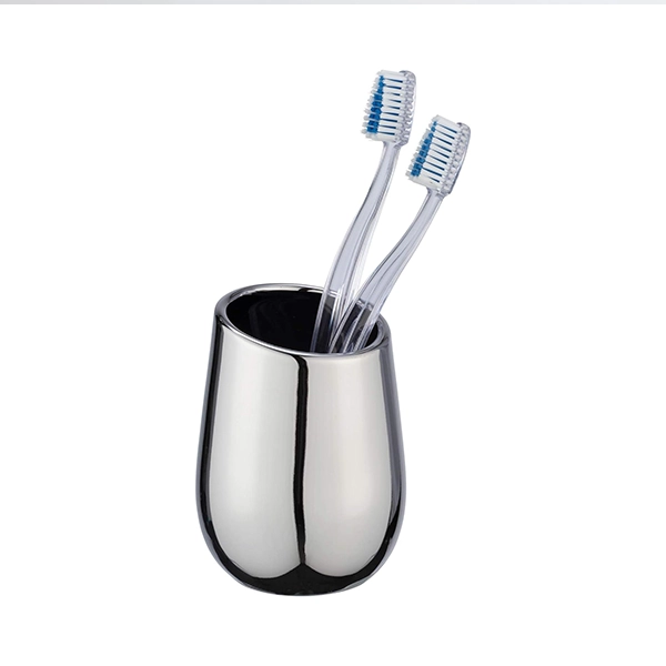 Wenko Badi Ceramic Tumbler - Chrome