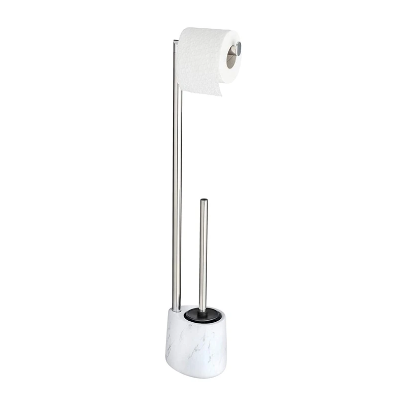 Wenko Adrada Toilet Brush – White Marble