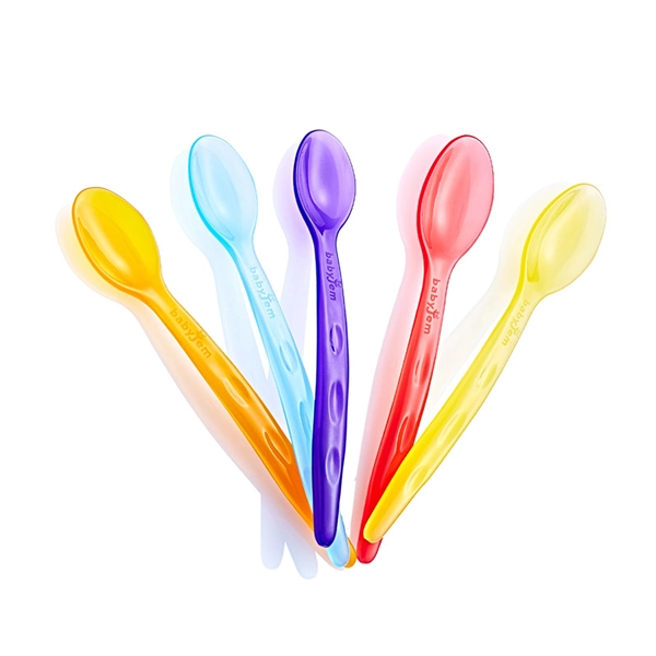 Babyjem Spoons - 5pcs - Multicolor