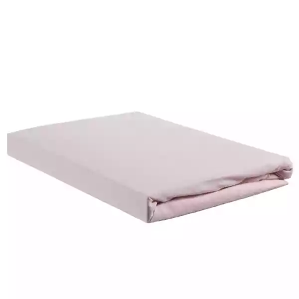 Nova Home "Jersey" Fitted Sheet Set - 100% Cotton - 3 Pcs - Queen - Pink