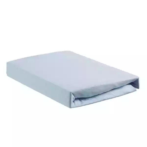 Nova Home "Jersey" Fitted Sheet Set - 100% Cotton - 3 Pcs - Queen - Blue