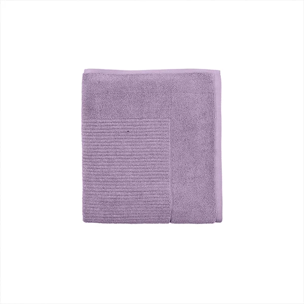 Nova Home Pretty Collection Bath Mat Towel - 100% cotton - 60x80 cm - Plum