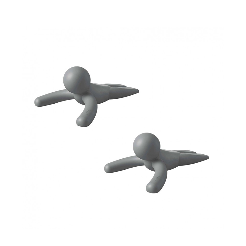 Umbra Buddy Door Stop 2Pcs - Charcoal