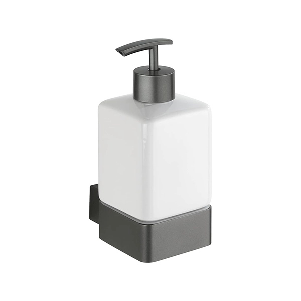Wenko Montella Rustproof Liquid Soap Dispenser - Antracite
