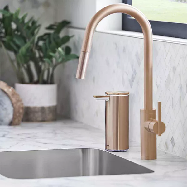 Simplehuman Liquid Soap Sensor Pump - Stainless Steel - 260 ml - Gold