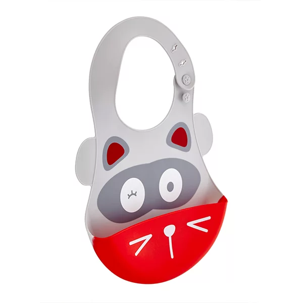 Babyjem Baby Bib Silicone - Grey