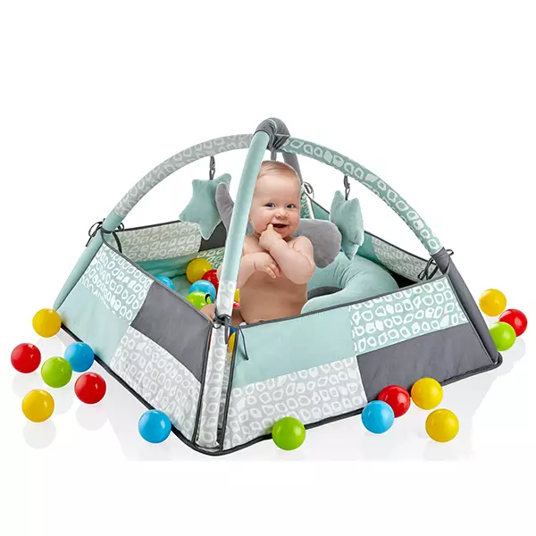 Babyjem Play Mat With Balls - Green