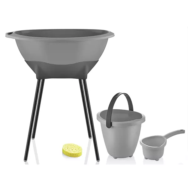 Babyjem Bath Tub Set - Grey