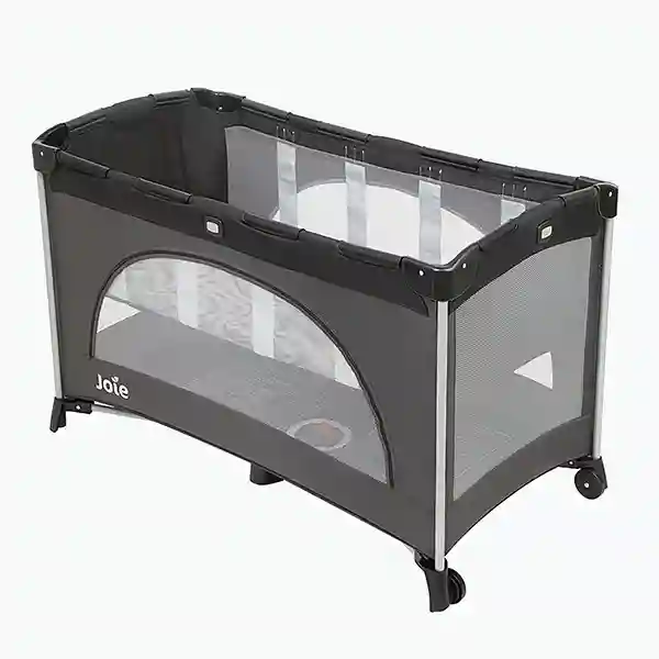 Joie 120 Allura Travel Cot - Ember - Dark Grey