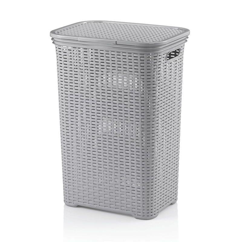 Kela "Brasilia" Laundry Basket - Light Grey
