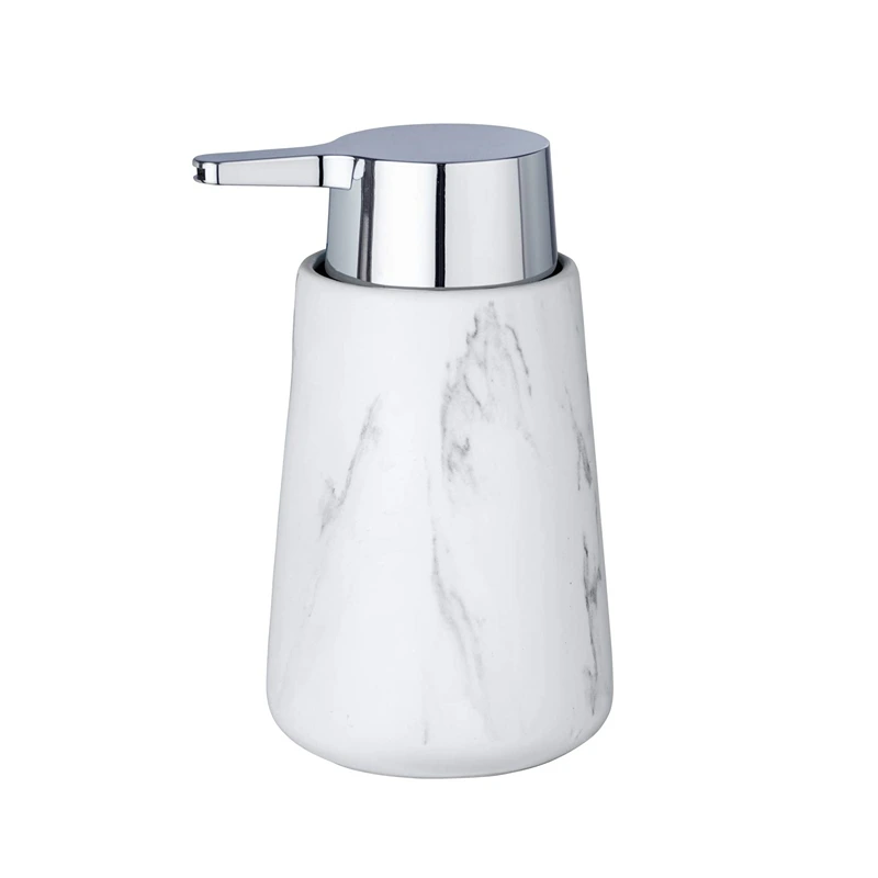 Wenko Adrada Liquid Soap Dispenser - White Marble