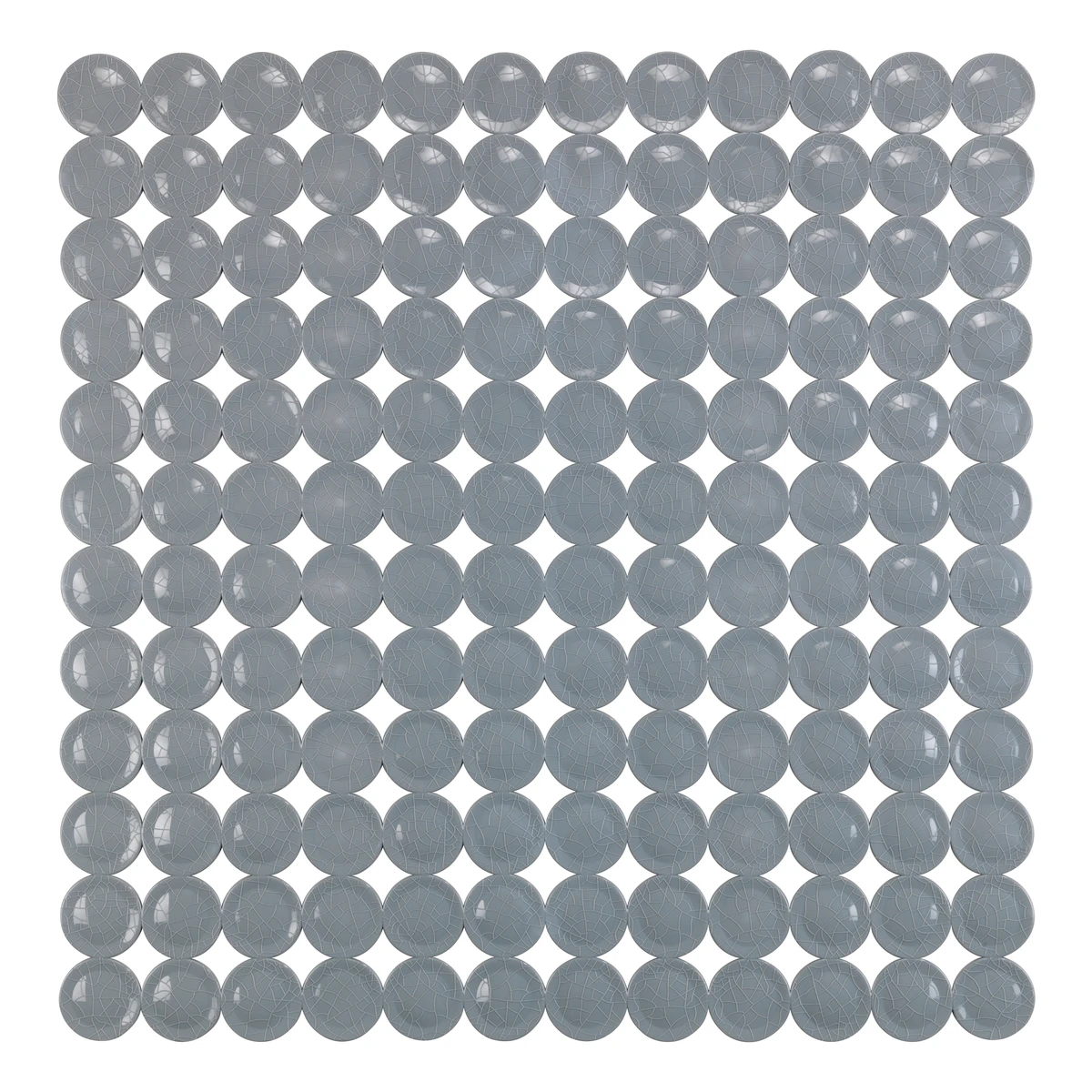 Wenko Belem Anti-Slip Shower Mat - 54x54 Cm - Grey