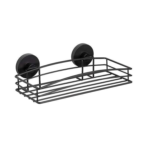 Wenko Vacuum-Loc Wall Shelf - Black