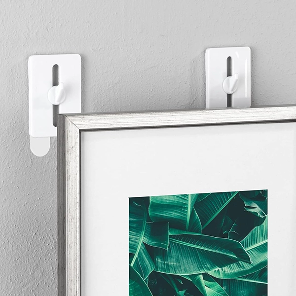 Wenko Self-Adhesive Nail Hook Set Strip-it Plus - 2 Pcs - White
