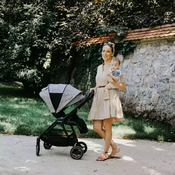 Nuna Triv Stroller - Ellis - Grey
