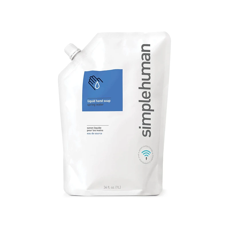 Simplehuman Liquid Soap Refill Pouch-1 L - Spring Water