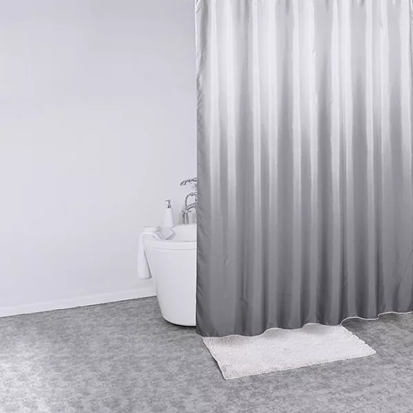 Weva "Dawn" Waterproof Shower Curtain - 240x200 cm - Grey