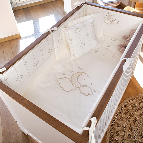Funna Luna Elegant Baby Bed Set - 8pcs - Gold