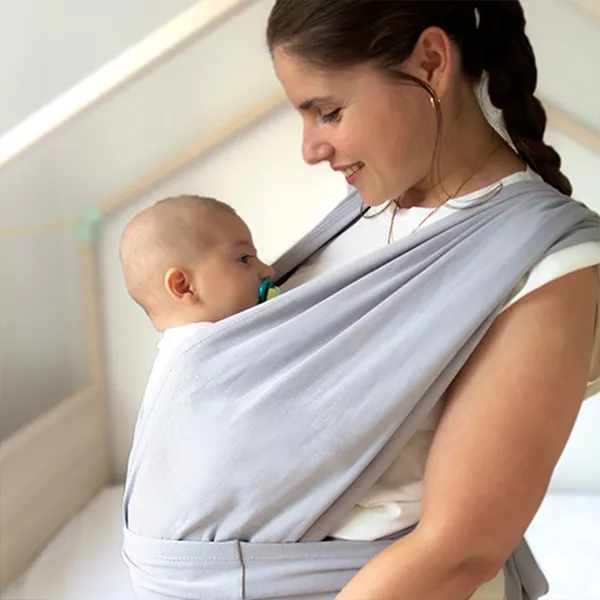 Babyjem Baby Wrap Carrier - Grey