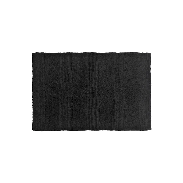 Nova Home Zuri Reversible Woven Rug - 100% Cotton - 60x90 Cm - Black